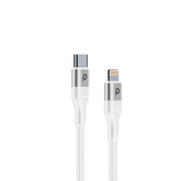 Porodo Triple Port PD QC Lightning 30W Wall Charger with Braided USB-C